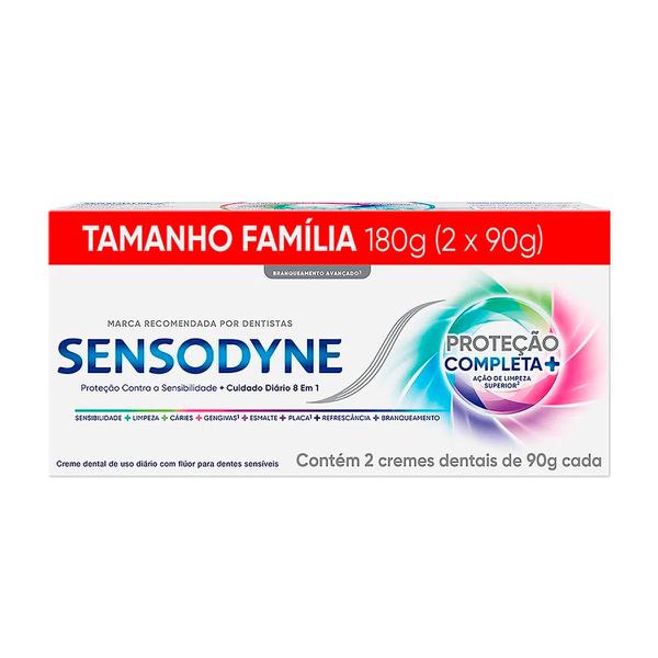 CREME DENTAL SENSODYNE PROT COMPLETA 2X9