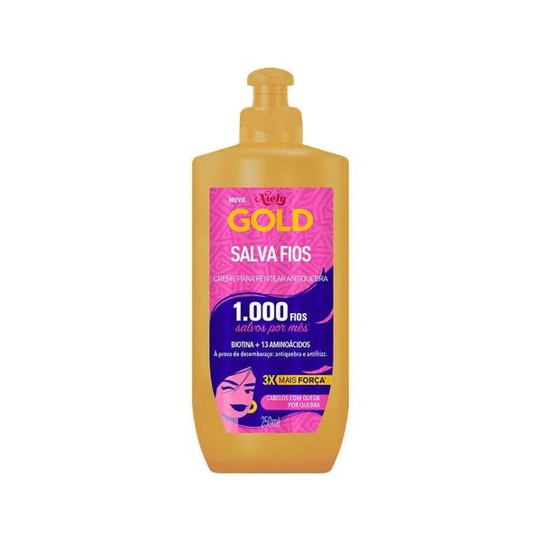 CREME NIELY PENTEAR GOLD SALVA FIOS 250M