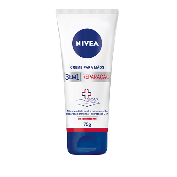 CREME NIVEA P/MAOS HIDRATANTE 3EM1 REPAR