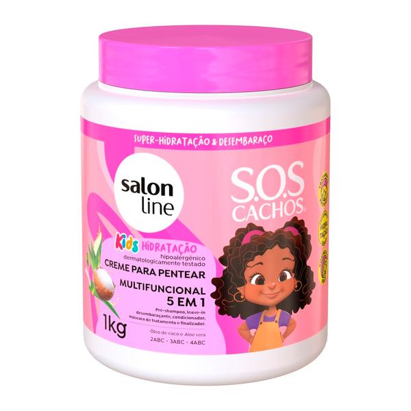 CREME PENT SALON LINE SOS KIDS MULTIFUN 5EM1 1KG