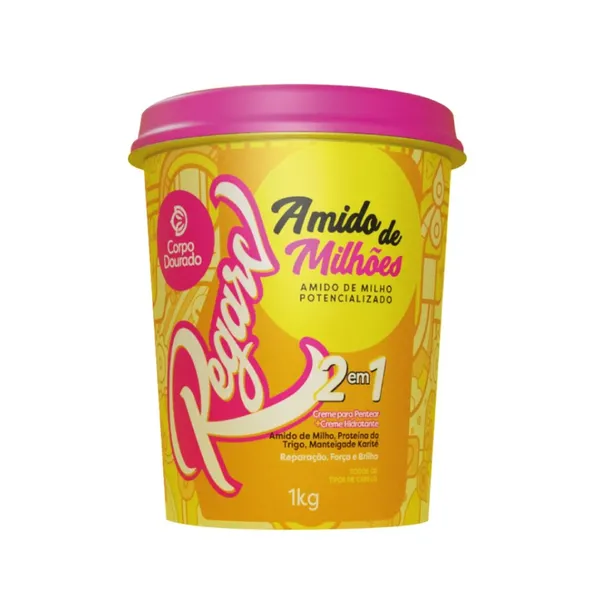 CREME TRAT CORPO DOURADO AMIDO MILHO 1KG