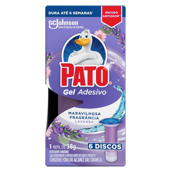 DESINF PATO GEL ADESIVO REFIL LAVANDA 6
