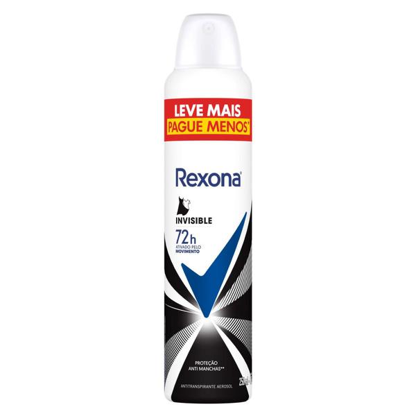 DESOD REXONA AEROSOL F INVISIBLE 250ML LV+PG-