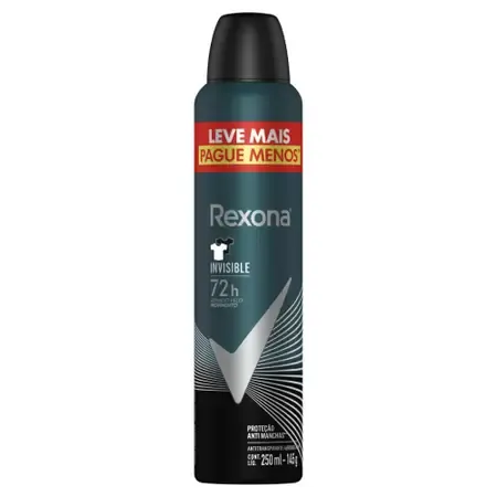 DESOD REXONA AEROSOL M INVISIBLE 250ML LV+PG-