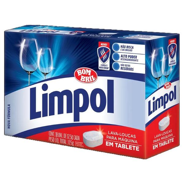 DETERGENTE LIMPOL P/MAQ LAVAR LOUCA TAB