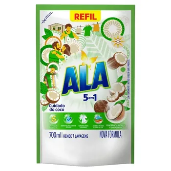 DETERGENTE LIQ ALA CUIDADO COCO 700ML