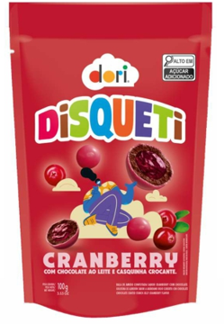 DISQUETI DORI CHOCOLATE CRANBERRY 100G