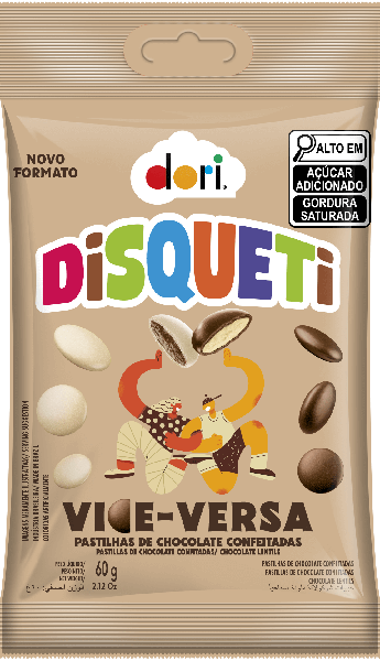 DISQUETI DORI VICE VERSA CHOCOLATE 60G