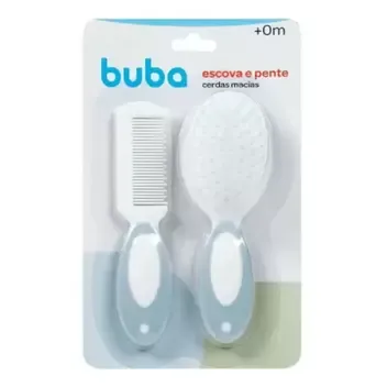 ESCOVA BUBA PENTE CERDAS MACIAS AZUL R12642