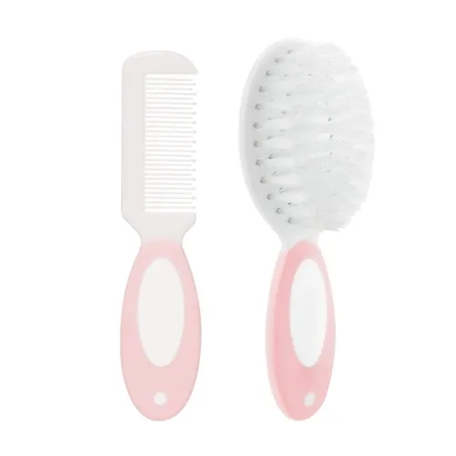 ESCOVA BUBA PENTE CERDAS MACIAS ROSA R12