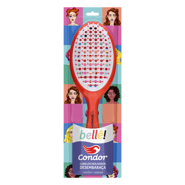 ESCOVA CONDOR CABELO BELLE OVAL R9724