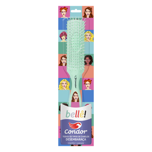 ESCOVA CONDOR CABELO BELLE PLANA R9723