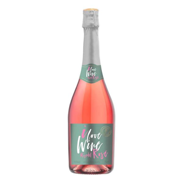 ESPUMANTE I LOVE WINE MOSCATEL BRUT ROSE 750ML