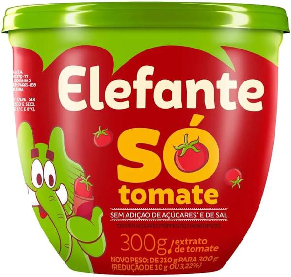 EXTRATO TOMATE ELEFANTE SO TOMATE 300G