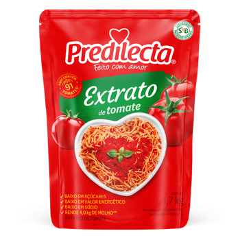 EXTRATO TOMATE PREDILECTA STAND UP 1,7KG