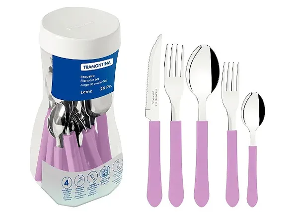 FAQUEIRO TRAMONTINA INOX 20 PCS LEME LAV SORT R23198/418