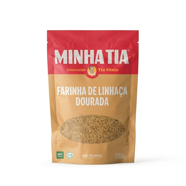 FARINHA MINHA TIA LINHACA DOURADA 200G