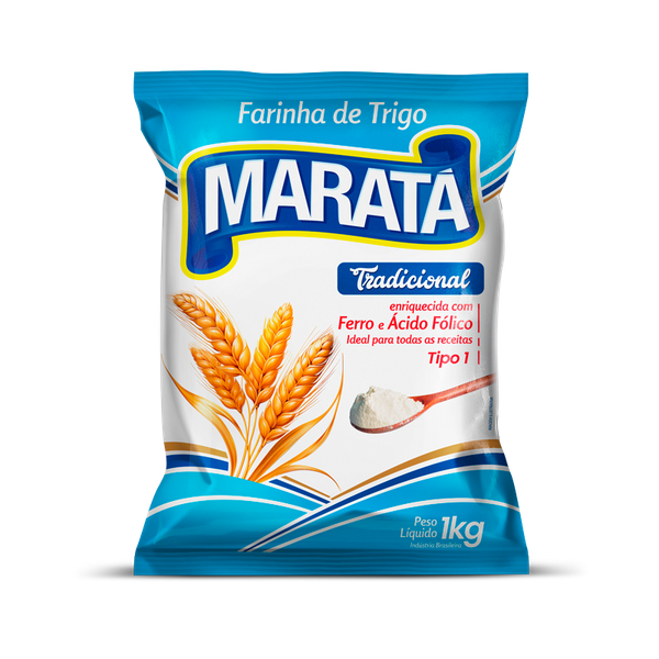 FARINHA TRIGO MARATA S/FERMENTO 1KG