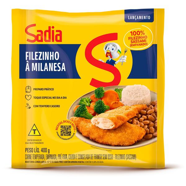 FILEZINHO FRANGO SADIA MILANESA 400G