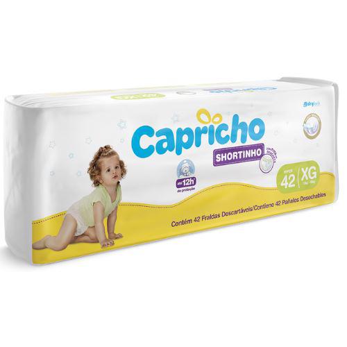 FRALDA CAPRICHO HIPER SHORTINHO XG C/42