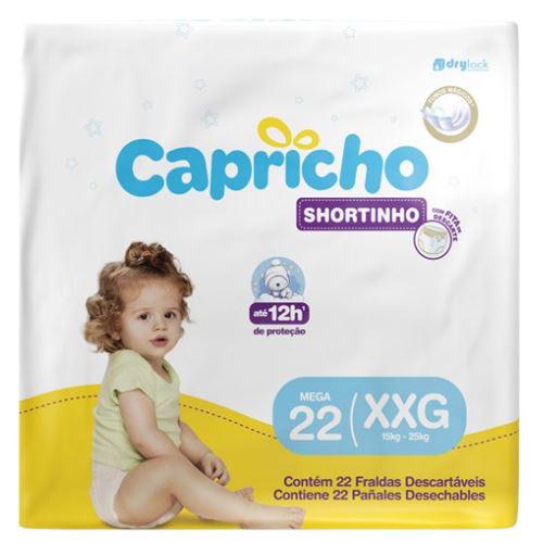FRALDA CAPRICHO MEGA SHORTINHO XXG C/22