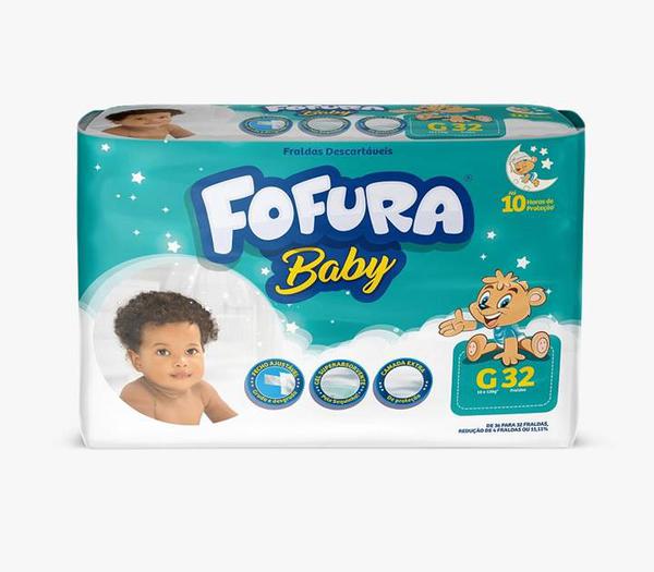 FRALDA FOFURA BABY DESC MEGA G C/28