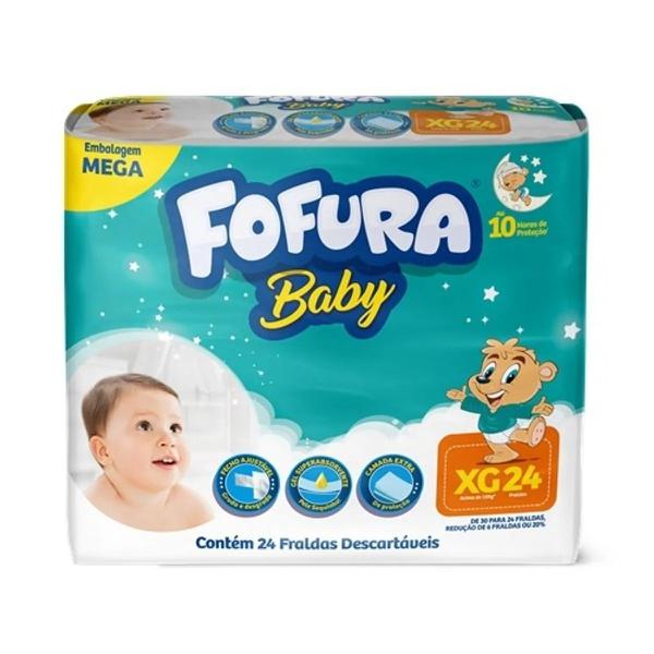 FRALDA FOFURA BABY DESC MEGA XG C/24