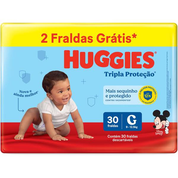 FRALDA HUGGIES DESC TRIPLA MEGUINHA G C/