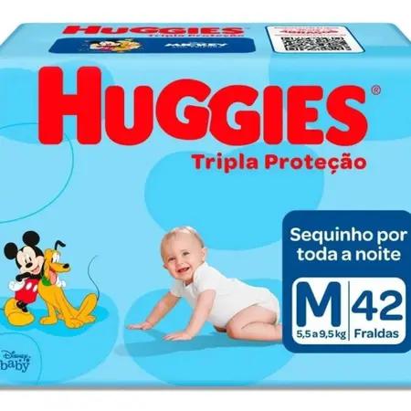 FRALDA HUGGIES DESC TRIPLA PROT MEGUINHA