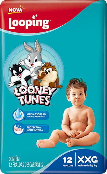 FRALDA LOONEY TUNES BABYJUMB  C/12 XXG