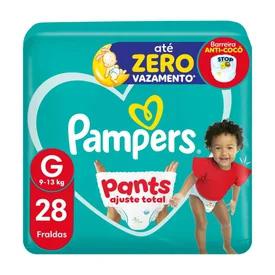 FRALDA PAMPERS PANTS MEGA G C/28