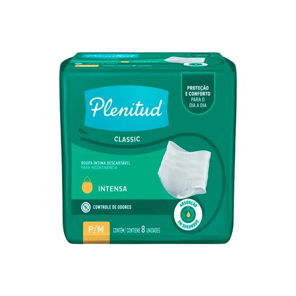 FRALDA PLENITUD DESC GER CLASSIC P/M C/8