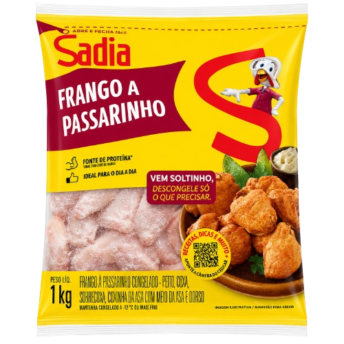 FRANGO SADIA PASSARINHA S/TEMP 1KG