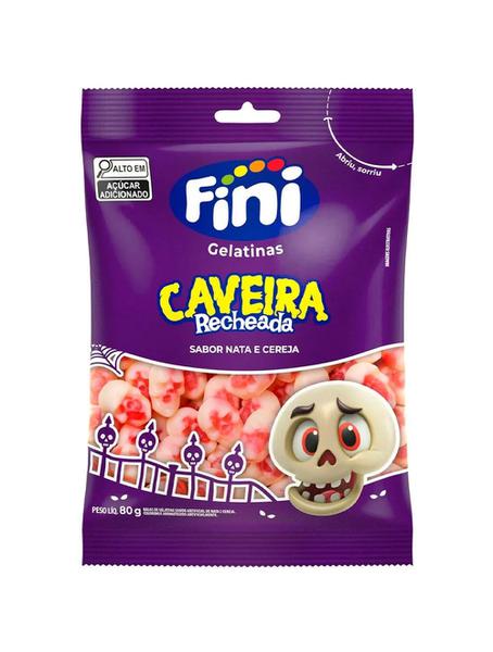 GELATINA FINI CAVEIRA RECHEADA 80G
