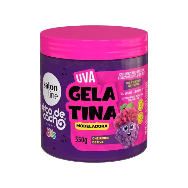GELATINA SALON LINE KIDS UVA 550G