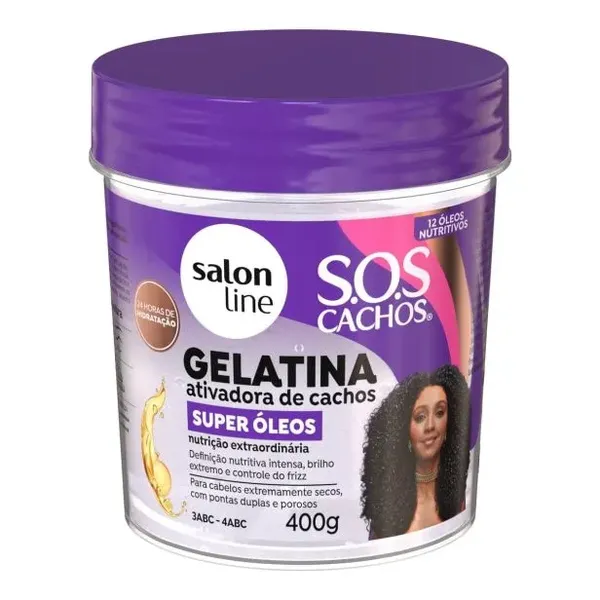 GELATINA SALON LINE SOS SUPER OLEOS 400G