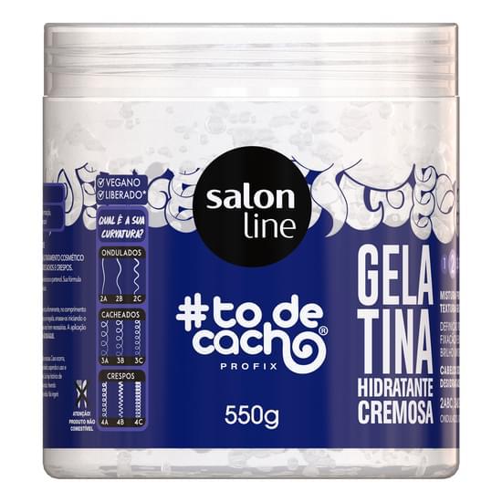 GELATINA SALON LINE #TDC CREMOSA 550G