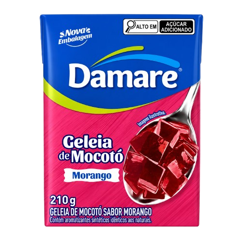 GELEIA DAMARE MOCOTO UHT SABOR MOR 210G