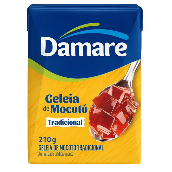GELEIA DAMARE MOCOTO UHT SABOR TRAD 210G