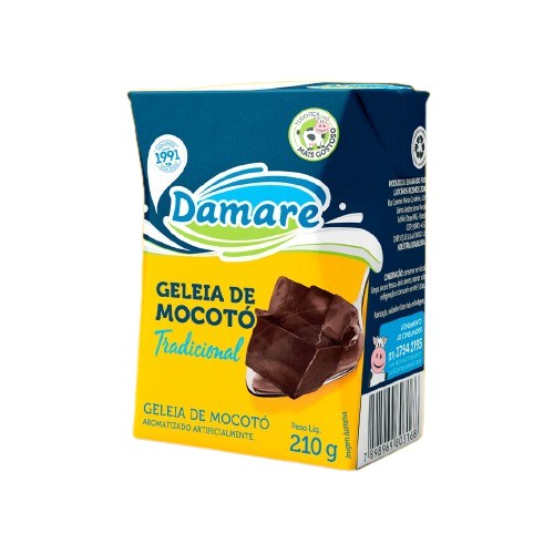 GELEIA DAMARE MOCOTO UHT SABOR TRAD 210G