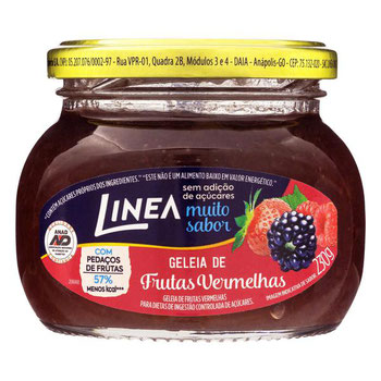 GELEIA LINEA FRUTAS VERMELHAS 230G