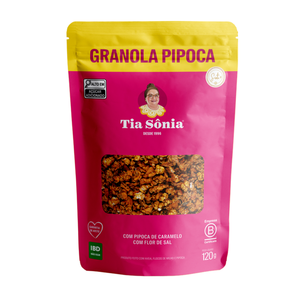 GRANOLA TIA SONIA PIPOCA 120G