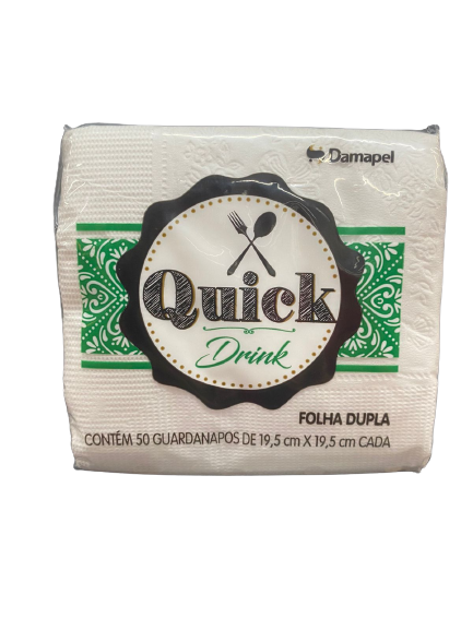GUARDANAPO QUICK 19,5X19,5CM C/50