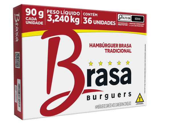 HAMBURGUER BRASA BURGUER 90G