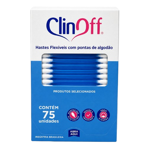 HASTES CLINOFF FLEXIVEIS C/75