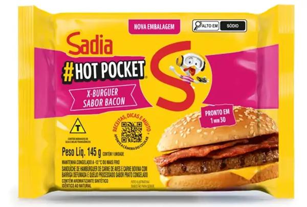 HOT POCKET SADIA X BACON 145G