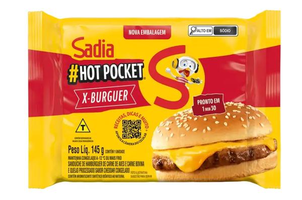 HOT POCKET SADIA X BURGUER 145G
