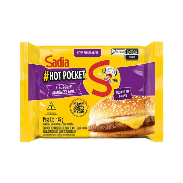 HOT POCKET SADIA X BURGUER MAIONESE GRIL