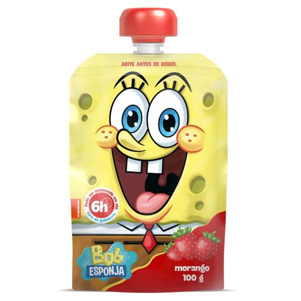 IOGURTE BATAVO BOB ESPONJA POUCH MORANGO
