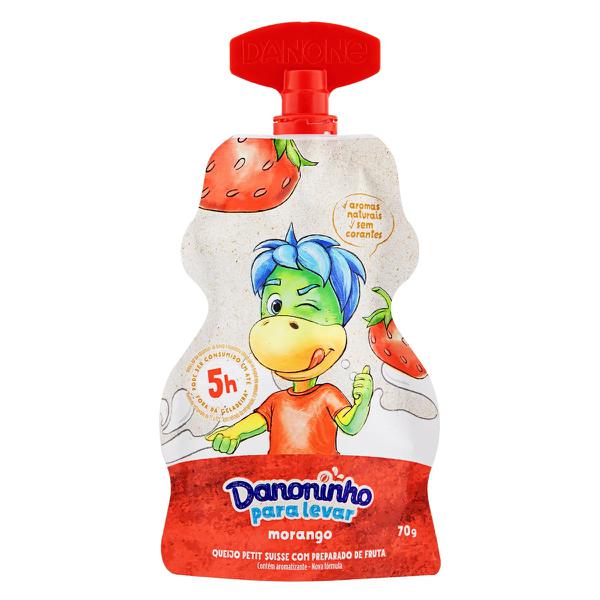 IOGURTE DANONE DANONINHO P/LEVAR MORANGO